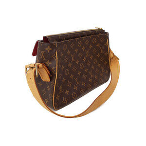 Louis Vuitton Cite Monogram Leather Brown Shoulder Semi Bag Viva